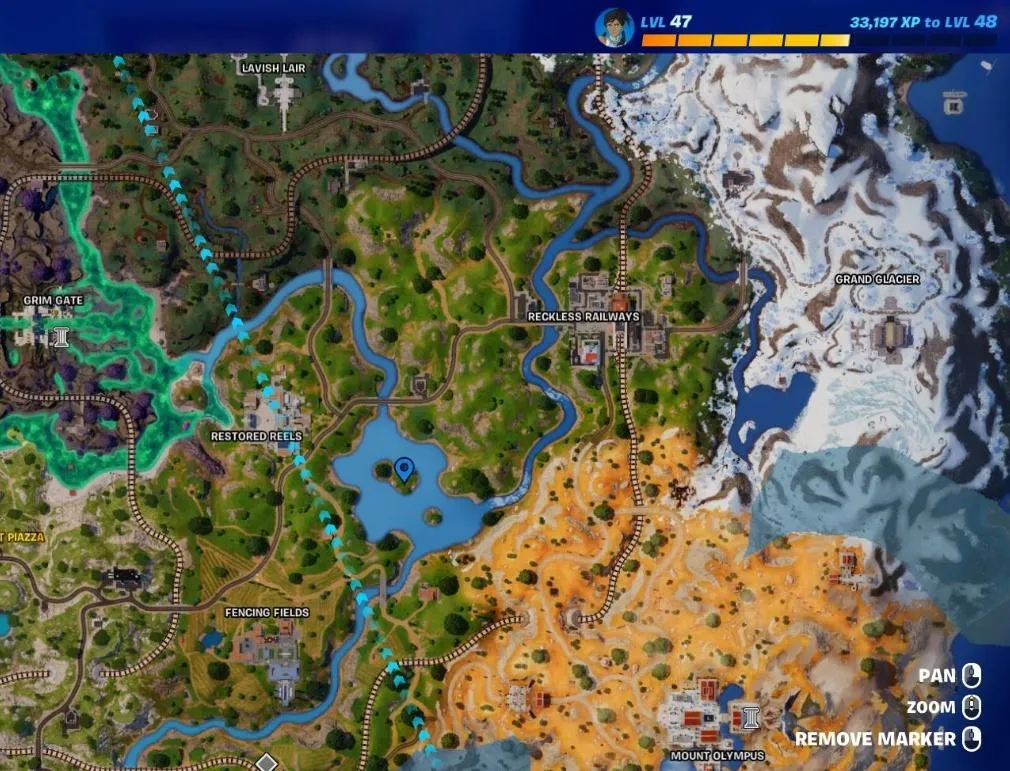 Campfire Location Fortnite