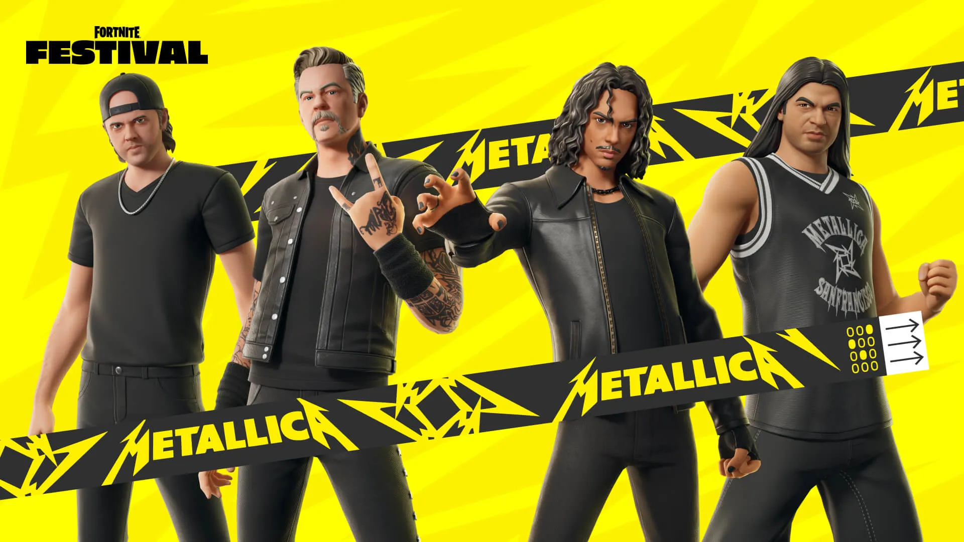 Fortnite Festival Metallica Outfits