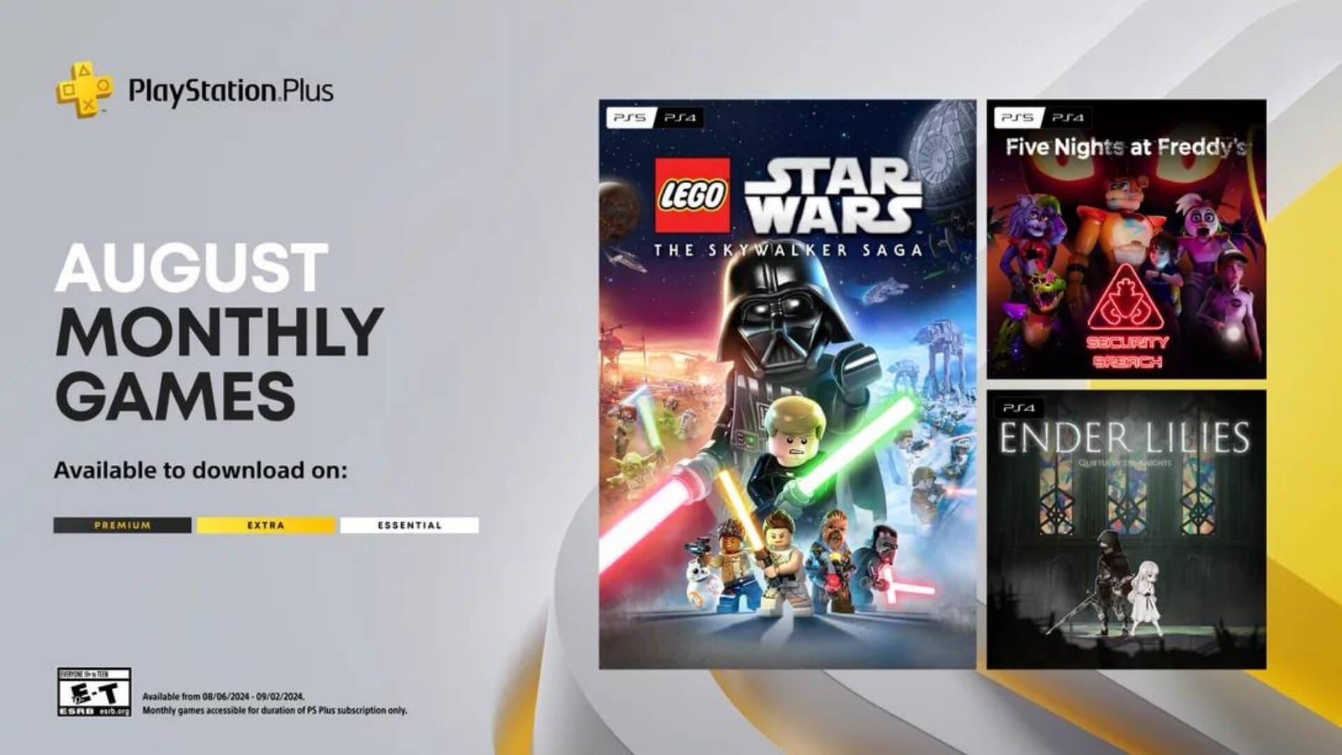 Augusztusi PlayStation Plus-játékok: LEGO Star Wars, FNAF Security Breach, Ender Lilies - Game News Plus